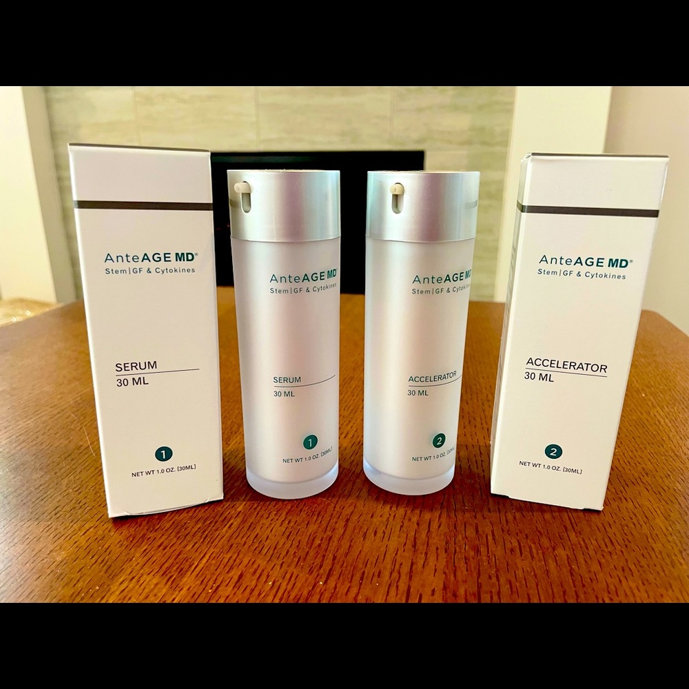 Anteage md serum and accelerator.